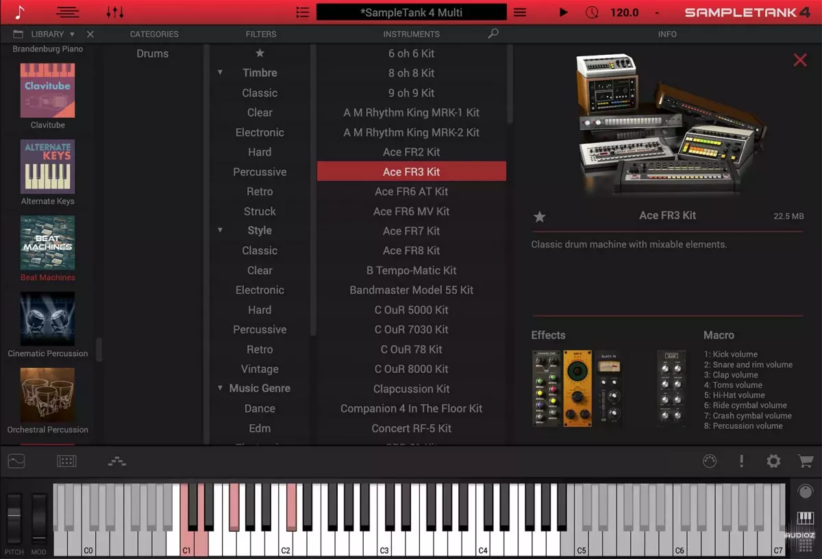 IK Multimedia Beat Machines for IK Multimedia SampleTank 4 screenshot