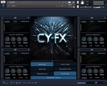 Ergo Kukke Cy-FX Kontakt screenshot