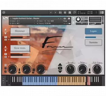 David Forner El Dorado Legato Ambient Guitar KONTAKT screenshot