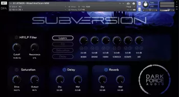 Dark Force Audio Subversion KONTAKT screenshot