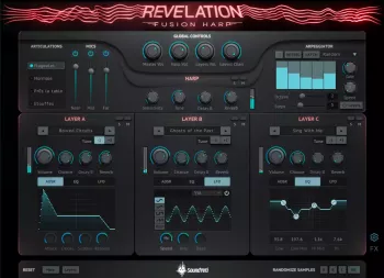 Sound Yeti Revelation Fusion Harp KONTAKT screenshot