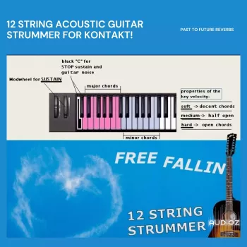 PastToFutureReverbs Free Fallin 12-String Acoustic Strummer inspired by Tom Petty For Kontakt! KONTAKT screenshot