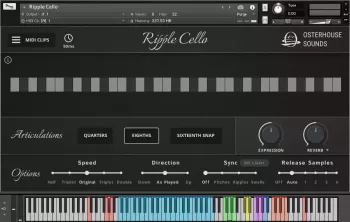 Ben Osterhouse Ripple Cello v1.2.0 KONTAKT screenshot