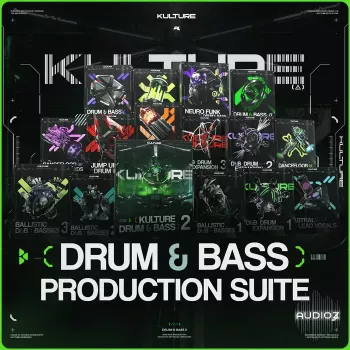 KULTURE Drum & Bass Production Suite WAV MiDi Serum and Vital Presets screenshot