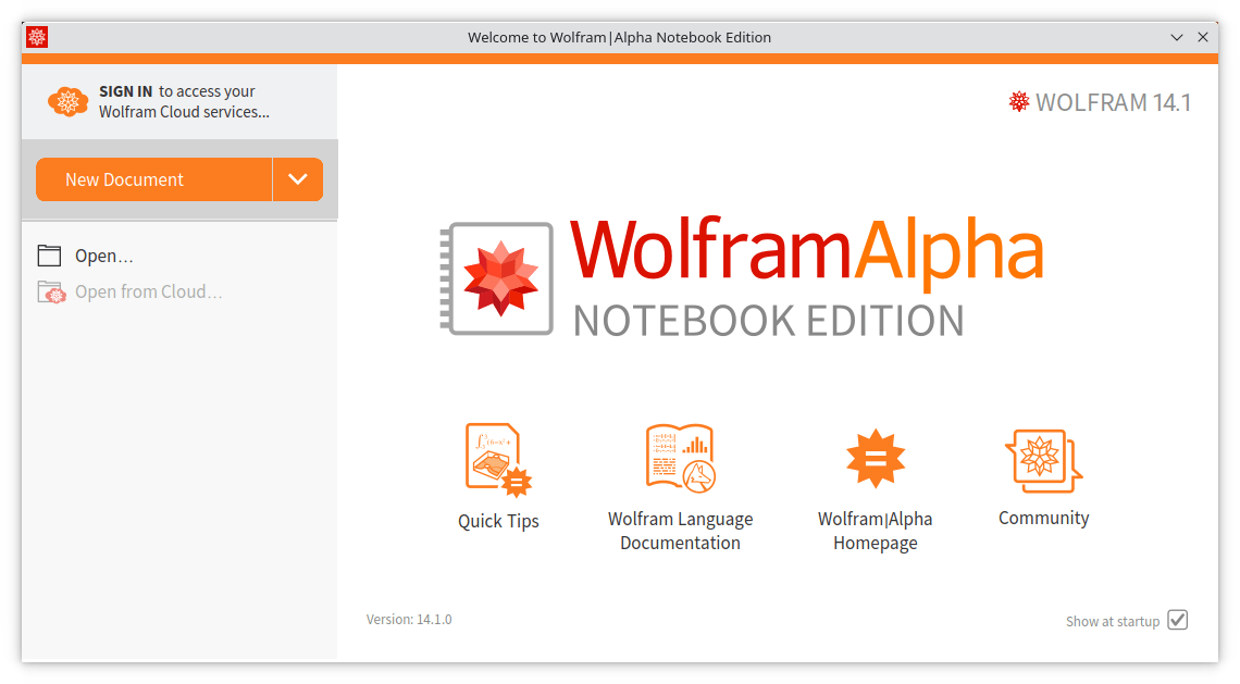 Wolfram Alpha Notebook Edition 14.1.0 Multilingual Linux