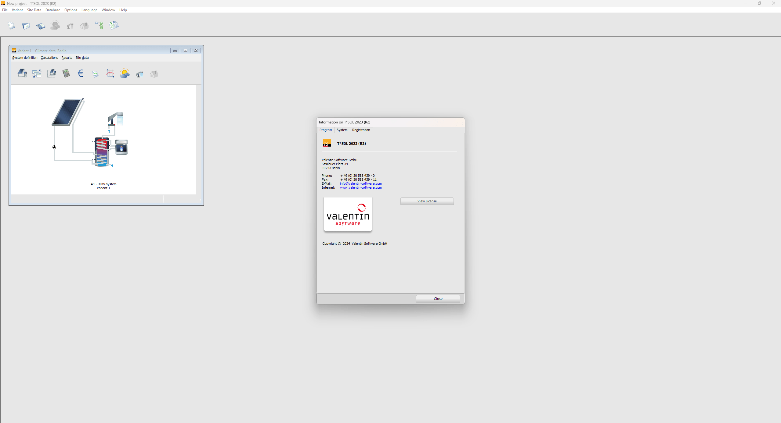 Valentin Software TSOL v2023 R2