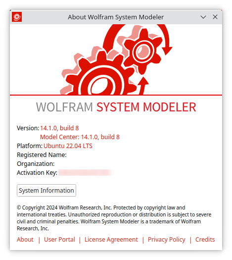 Wolfram System Modeler 14.1.0 Linux