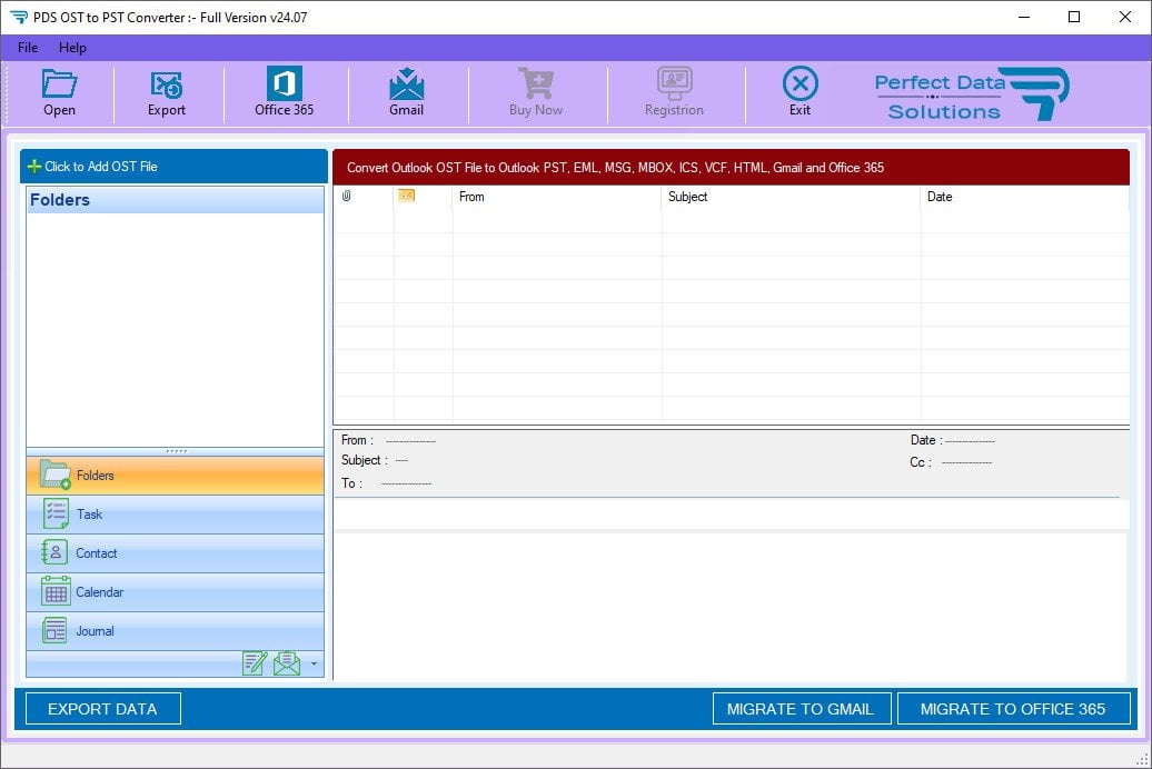 PDS OST to PST Converter 24.07 v12.5