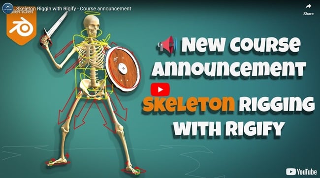 Gumroad – Rig a Skeleton with Blender and Rigify