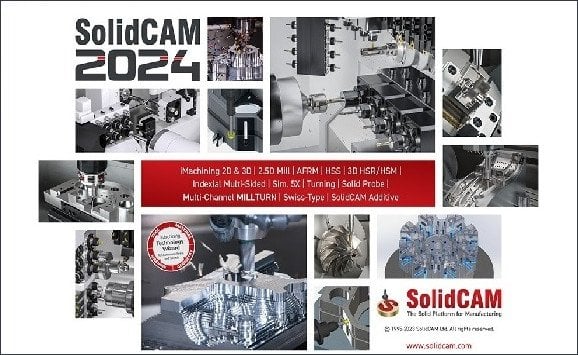 SolidCAM 2024 SP1 x64 Multilingual for SolidWorks