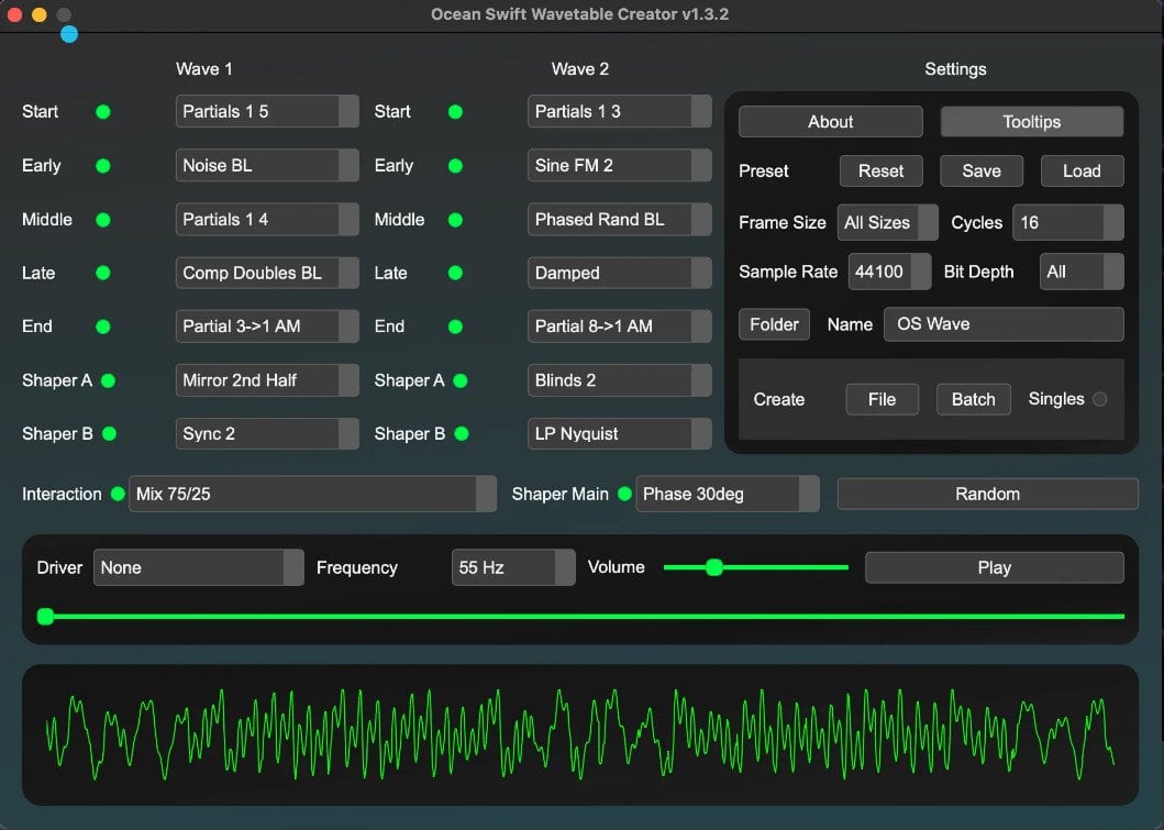 Ocean Swift Wavetable Creator 1.4.3 Win/MacOS