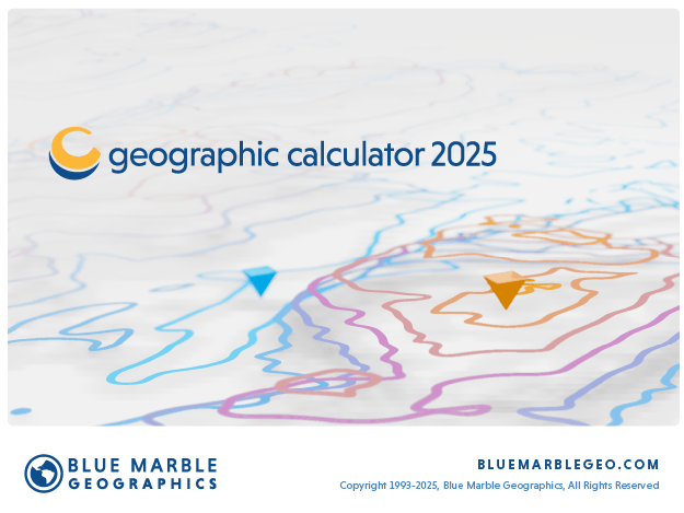 Blue Marble Geographic Calculator 2025 Build 412 x64