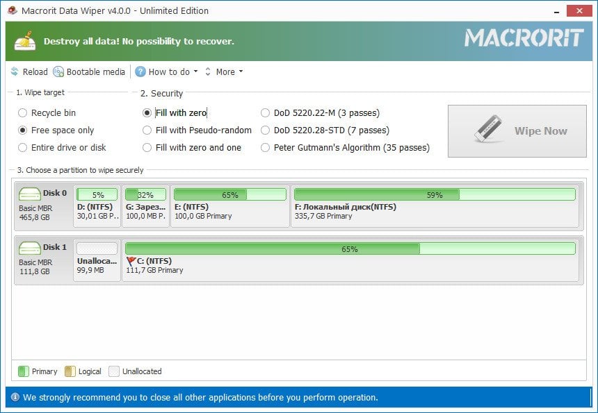 Macrorit Data Wiper 8.1.0