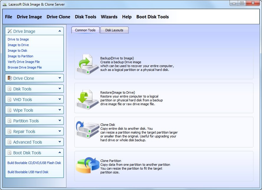 Lazesoft Disk Image and Clone 4.8.1.1 Professional / Server Edition