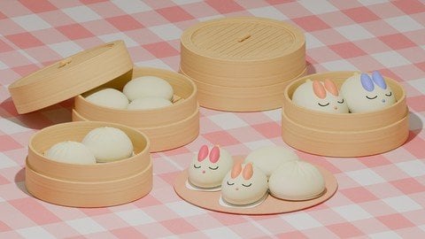 Blender : Chinese Buns