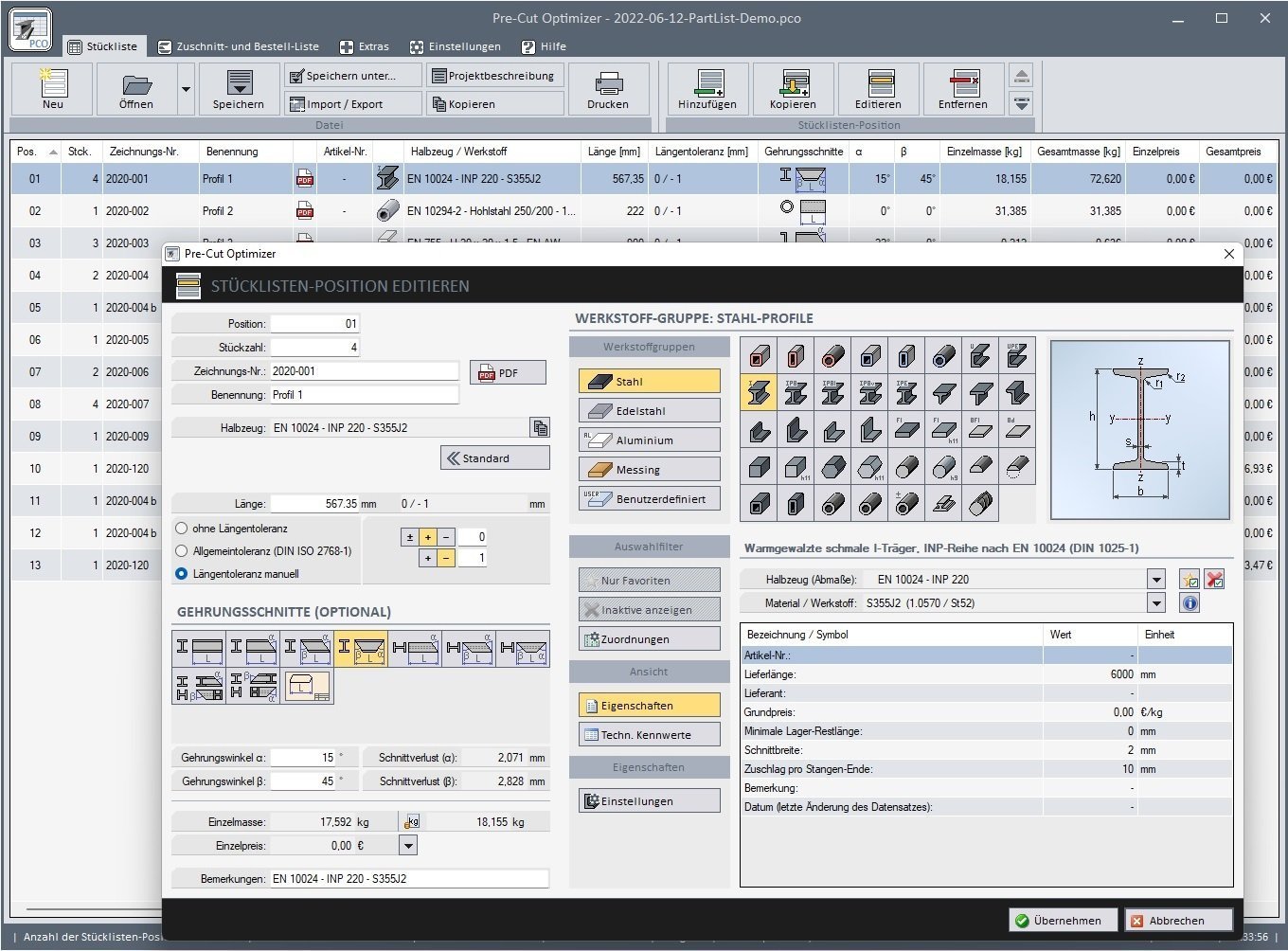 RIGOTECH Pre-Cut Optimizer 4.2.60