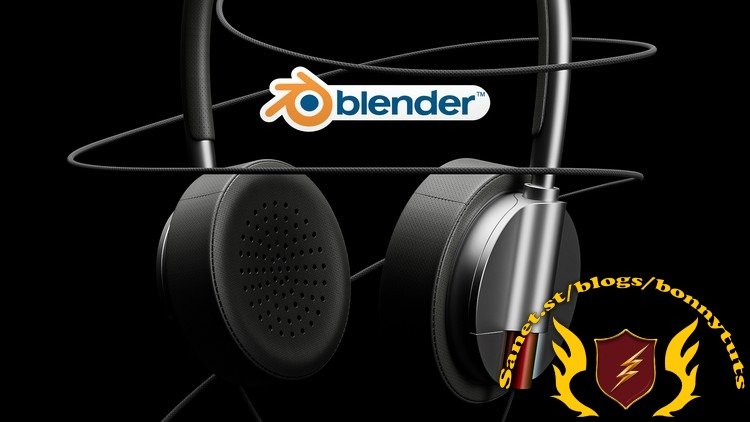 Blender: Creating elegant and realistic headphone