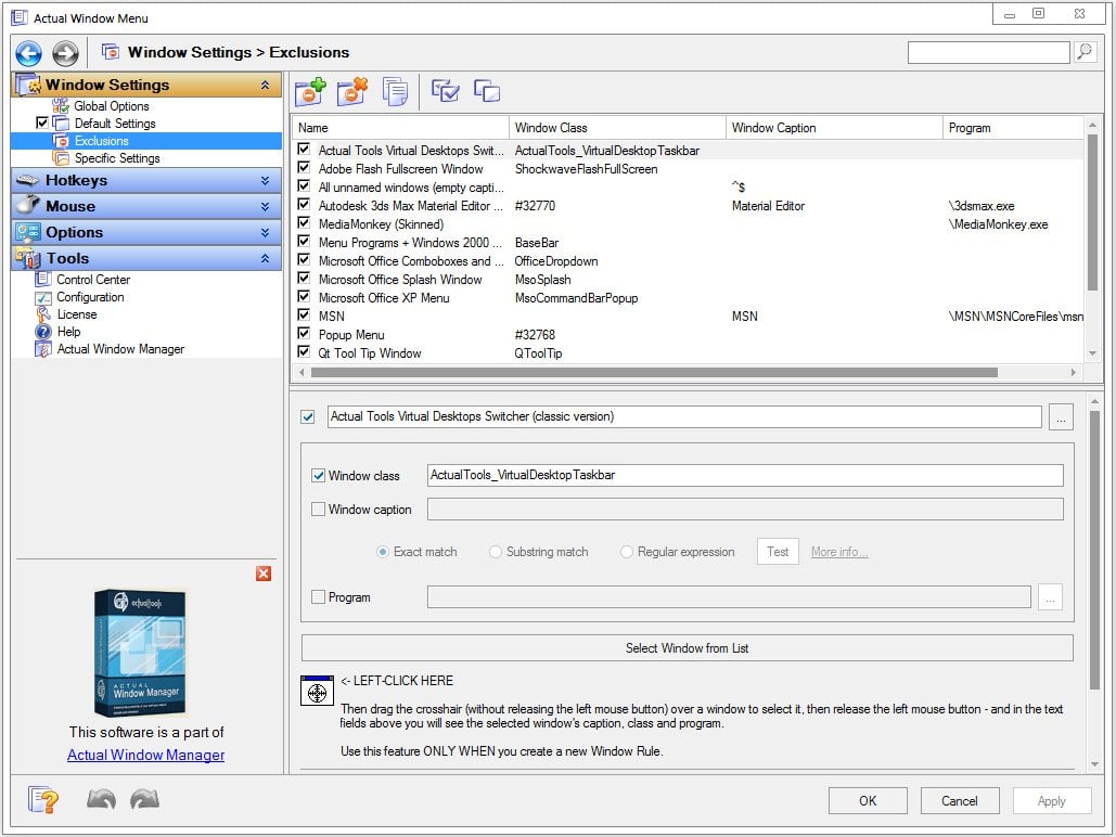 Actual Window Menu 8.15.1 Multilingual