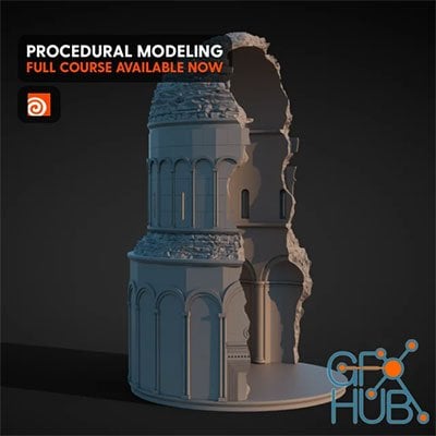 Church Ruins: Houdini Procedural Modeling Course