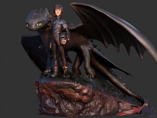 Ca 3d Studios – Toothless Hiccup – 3D Model