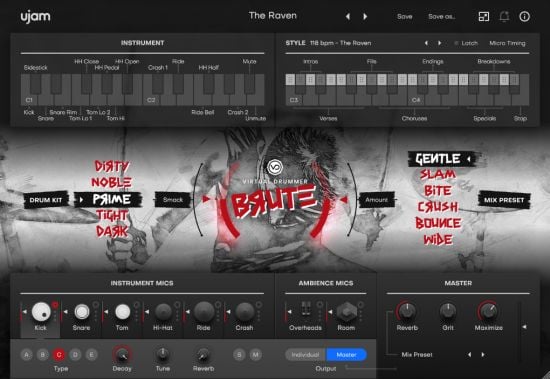 uJAM Virtual Drummer BRUTE 2.1.1 (x64)