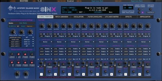 Aura Plugins Novation SNX Editor 1.0.9