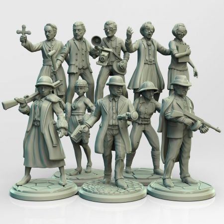 Innsmouth Investigators – Investigators – 3D Model