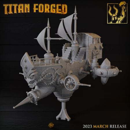 Titan Forged – Galleon – 3D Model