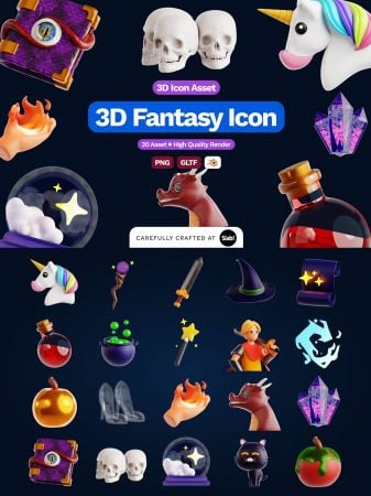 EE - 3D Fantasy Icon BDEG2JN