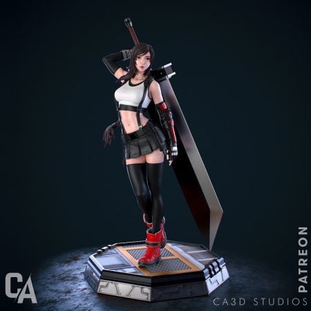 CA3DStudios - Tifa Lockhart – 3D Model