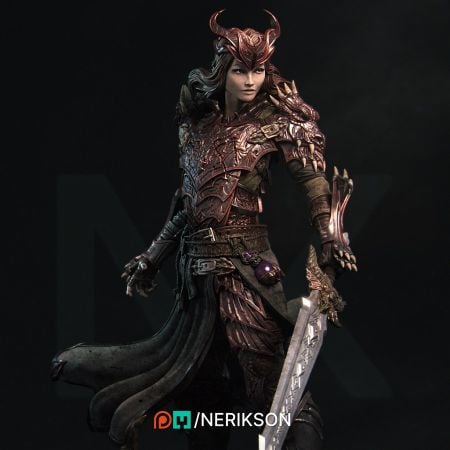 Nerikson – Aleehra Standing – 3D Model