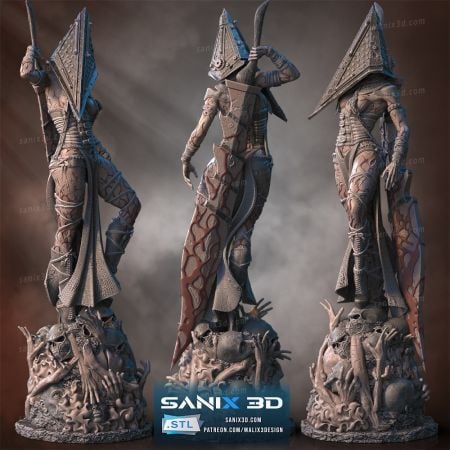 SANIX3D - Lady Pyramid Head – 3D Model