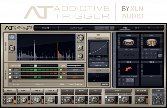 XLN Audio Addictive Trigger 1.3.6 Drum Vault Bundle macOS