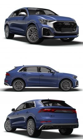 Audi SQ8 55 TFSI 2024 - 3D Model