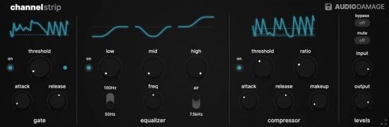 Audio Damage AD058 ChannelStrip v1.1.1 Win/MacOS