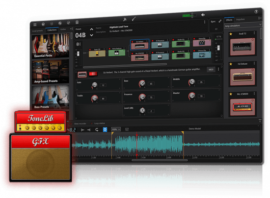 ToneLib GFX 4.8.5 Win/macOS/Lnx