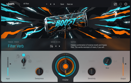 uJAM Finisher BOOST v1.4.0 Win/MacOS