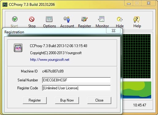 CCProxy 7.3 Build 20131206