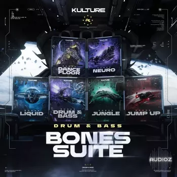 KULTURE Drum and Bass Bones Suite WAV MiDi Serum