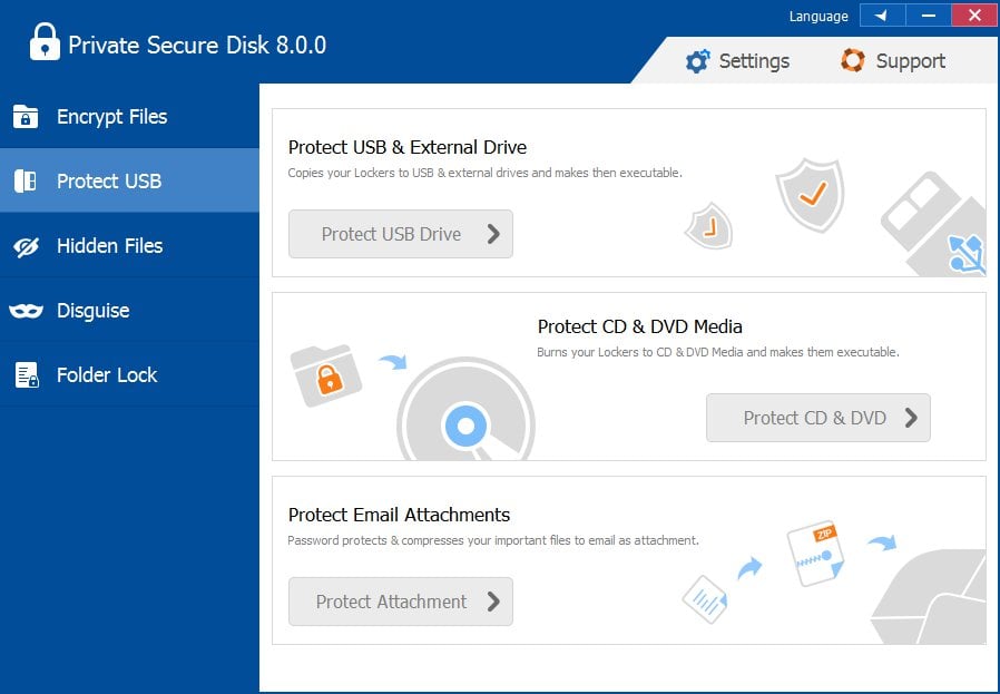 ThunderSoft Private Secure Disk 8.0.0