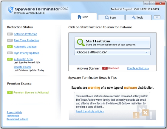 Spyware Terminator 2012 3.0.0.43 Final