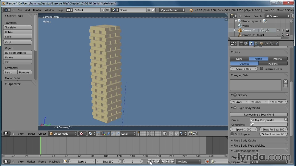 Lynda.com - Creating Rigid Body Simulations in Blender (2013)