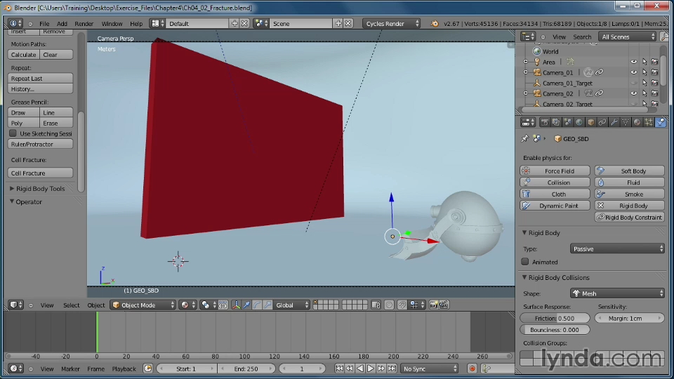 Lynda.com - Creating Rigid Body Simulations in Blender (2013)