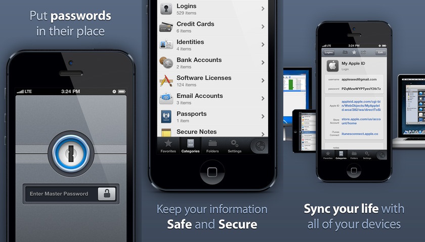 1Password Pro [+iPad] v.4.2