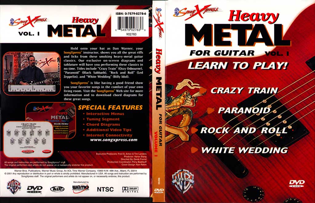 SongXpress - Heavy Metal for Guitar - V1 - DVD (2002)