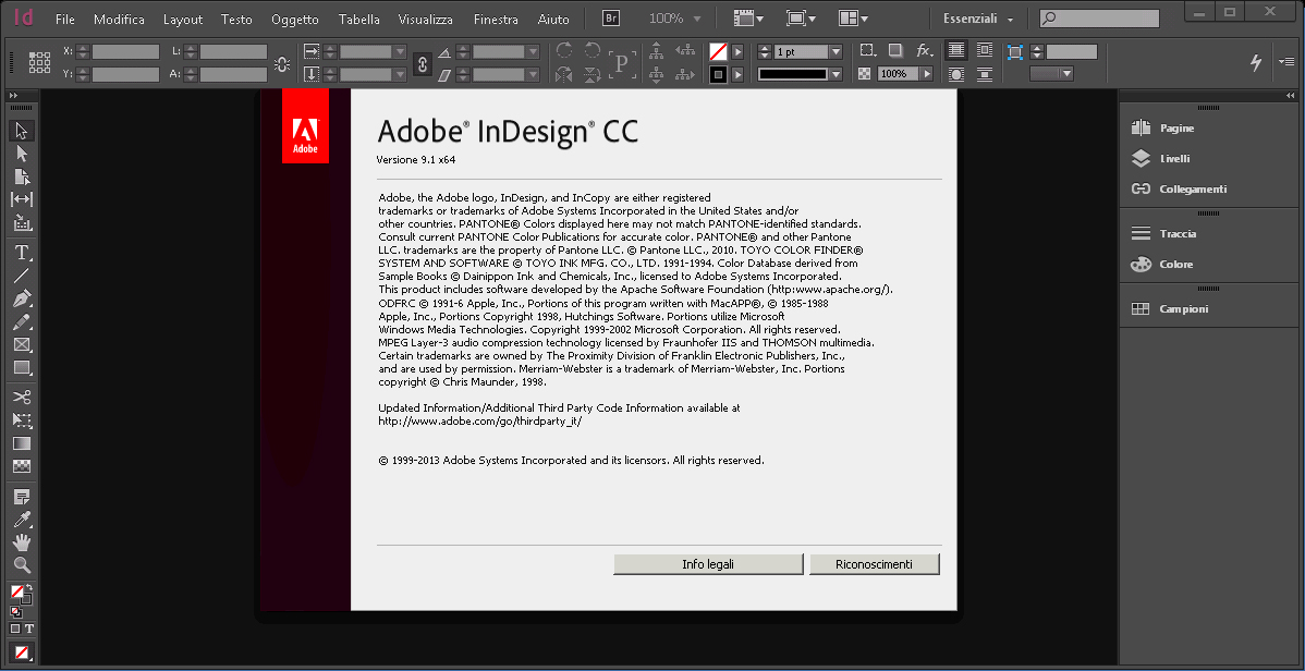 Adobe InDesign CC 9.1