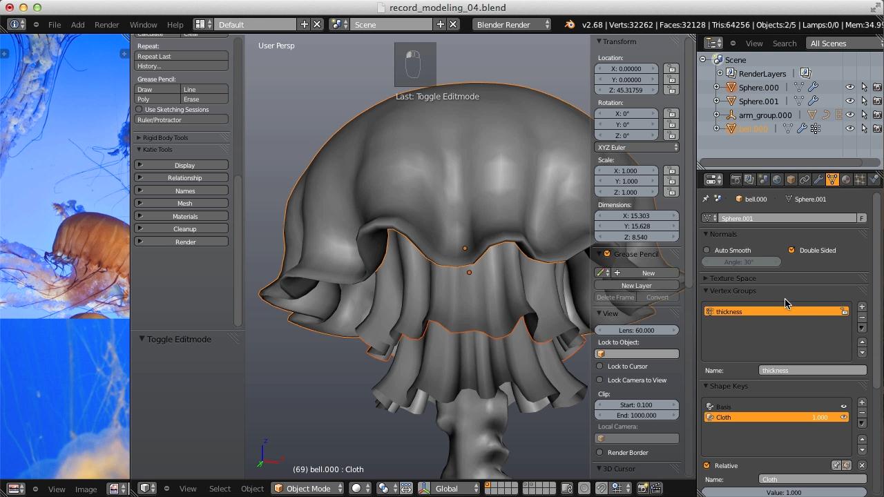 CGCookie - Creating A Jellyfish by Kent Trammell