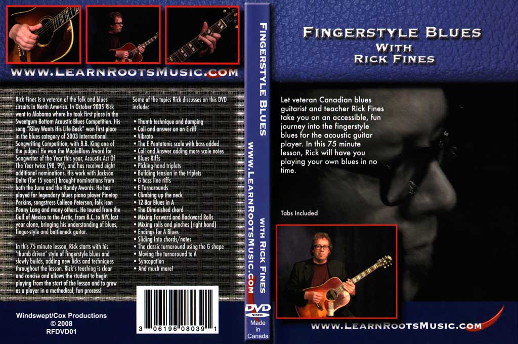 Learn Roots Music - Fingerstyle Blues - Rick Fines - (2008)