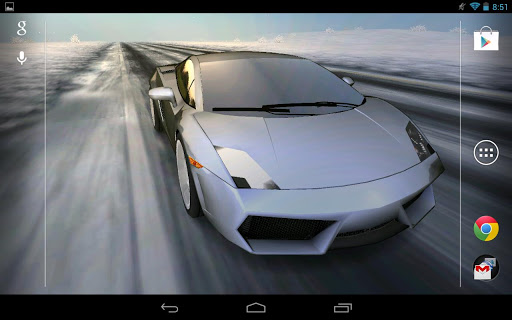 3D Car Live Wallpaper Pro v1.6 Android