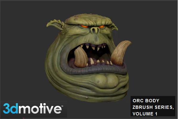 3DMotive - Orc Body ZBrush Series, Volume 1 with Stephen Wells